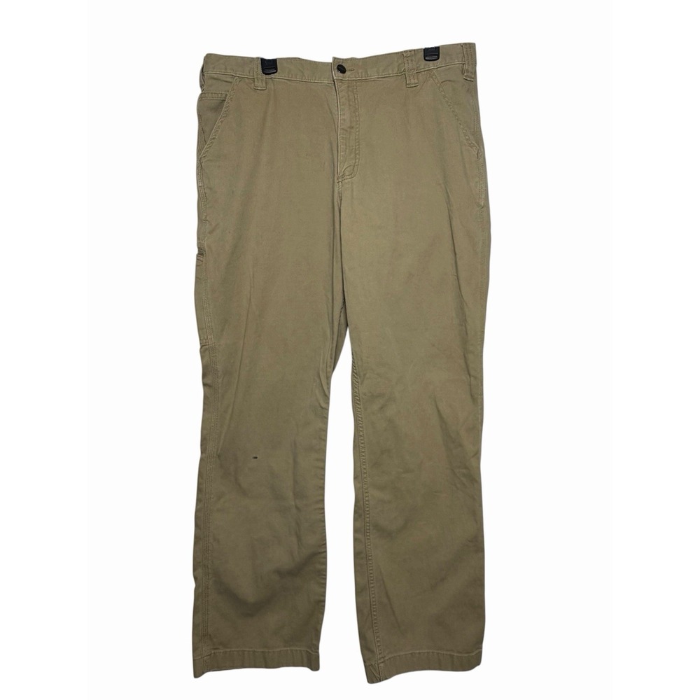 Carhartt Men's 38x32 Relaxed Fit Carpenter Work Pants Khaki Utility Gorpcore